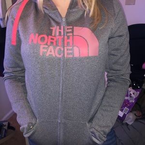 North face hoodie size xs